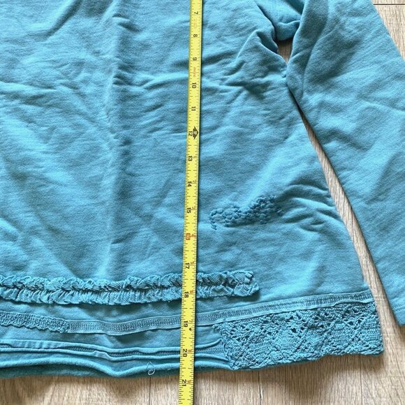 Lot 3 pc Naartjie Blue Polka Dots Top Long Sleeve Shirt Sweatshirt Girls Size 9 - Picture 10 of 11